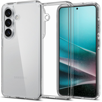Spigen dėklas Samsung Galaxy S26 Ultra Hybrid, skaidrus