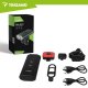 Trizand LED Bicycle Light Set 1300lm (Front + Rear)