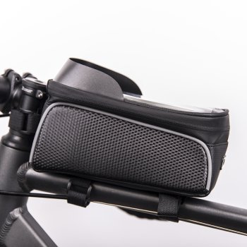 Tfo Waterproof Bicycle Bag with Phone Holder Model02, Black