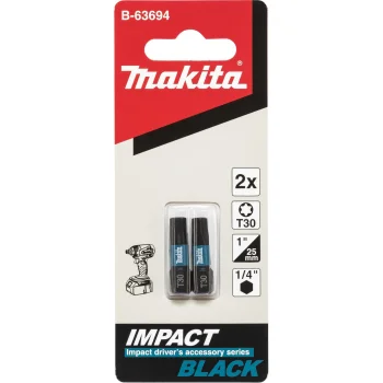 Suktuvo antgaliai Makita Impact Black T30 25 mm, 2 vnt., B-63694