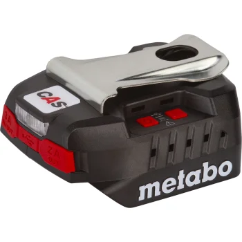 Akumuliatorių įkroviklis Metabo PC 18-65, 18V su išorinės baterijos funkcija, juodas