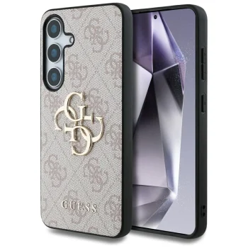 „Guess Big 4G Logo Classic Logo“ dėklas „Samsung Galaxy S25“, rožinis