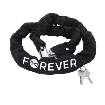 Heavy Duty Bike Chain Lock Forever Outdoor CHL-105, 1290mm, black