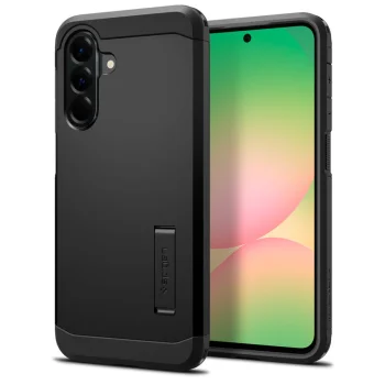 Spigen Tough Armor dėklas telefonui Samsung Galaxy A56 5G, juodas