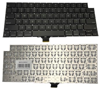 Apple MacBook Pro 14" A2442 klaviatūra, US išdėstymas, juoda
