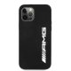 AMG Silicone Big Logo dėklas iPhone 12 Pro Max telefonui, juodas
