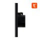 Išmanusis šviesos jungiklis Avatto ZTS02-EU-B2 ZigBee 2 Way TUYA, juodas