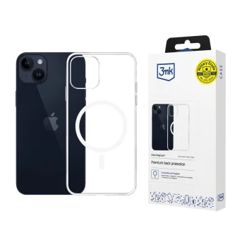3Mk MagCase dėklas Apple iPhone 14 Plus, skaidrus