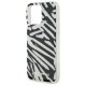 Apple iPhone 16 Pro Max 6.9\'\' Karl Lagerfeld IML Zebra Pattern & Cord Cover Case, Black