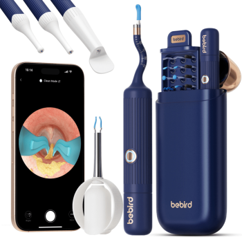 Bebird EarSight Plus otoskopas su ausų valymo kamera, mėlynas