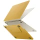 Nešiojamojo kompiuterio dėklas Uniq Lyden Versa, MacBook Air 13\", su stovu, geltonas