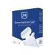 Silikoninis dėklas 3mk Apple AirPods Pro 3 ausinėms, baltas