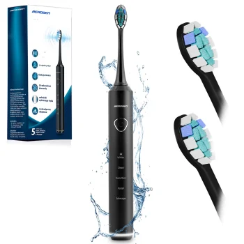 Berdsen Sonica B5 Sonic Electric Toothbrush, Black
