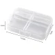 Pill and Supplement Organizer, 7 Compartments, Transparent
