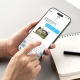 Ringke Easy Slide apsauginis stiklas iPhone 17 Air (2 vnt.), juodas