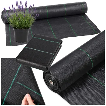 DIVODV agroplėvelė nuo piktžolių, 70g/m², 1x50m, juoda