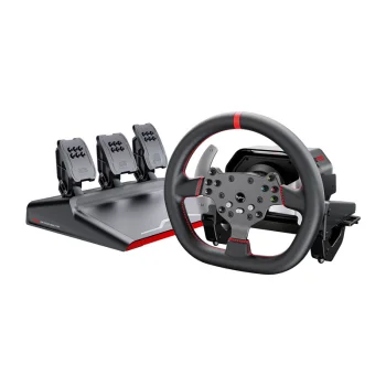 Vairas su pedalais PXN-V10 Pro ir tvirtinimo gnybtais (PC / PS4 / Xbox)