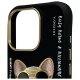 Nimmy dėklas iPhone 16 Pro Max telefonui Glasses Cool Dog, juodas