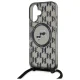 Karl Lagerfeld dėklas iPhone 16 telefonui IML Crossbody Monogram MagSafe, juodas