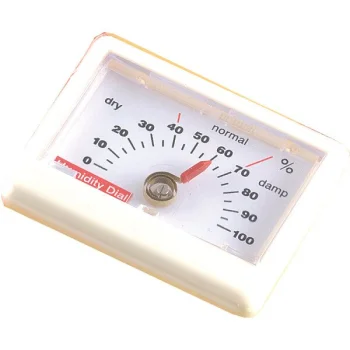 TENAX Hygrometer for Air Humidity, 55 x 7 cm, White