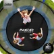 Neo-Sport Garden Trampoline 183 cm with Internal Net and Ladder