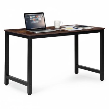 ModernHome Computer Desk 120x60 cm, Distressed Walnut