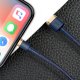 Baseus Cafule USB į Lightning laidas 1.5A 2m Auksinis+Mėlynas