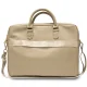 Nešiojamojo kompiuterio krepšys Guess ZIP Leather Triangle 16\", auksinis