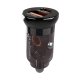 Wozinsky 65W automobilinis įkroviklis USB-C PD 65W / USB-A 45W QC 3.0, juodas