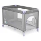 Ricokids RK-240 kelioninė lovelė su čiužiniu ir krepšiu, pilka/levandų