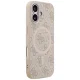 Guess 4G Ring Classic Logo MagSafe dėklas iPhone 17, rožinis