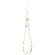 Guess IML Glitter Pearl Strap MagSafe Phone Case Cover iPhone 17 Pro Max - Transparent