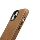 iCarer odinis dėklas iPhone 14 Plus su MagSafe Oil Wax WMI14220703-TN, rudas
