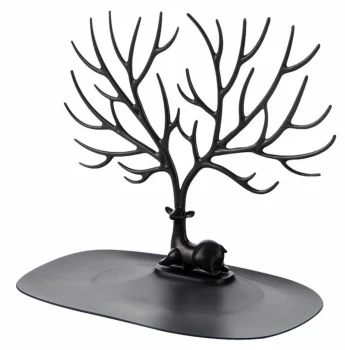 Jewelry stand in deer antler shape, black