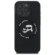 Karl Lagerfeld Silicone Karl&Choupette Heads MagSafe dėklas iPhone 16 Pro Max, juodas