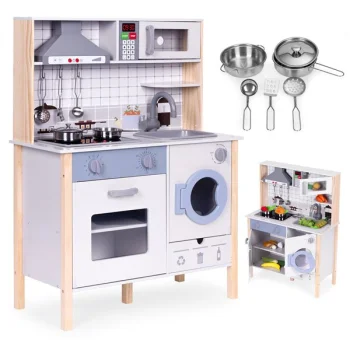 Medinė žaislinė virtuvėlė Ecotoys TL403005 (su defektu)