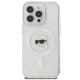 Karl Lagerfeld iPhone 16 Pro Case IML Metal Karl Head MagSafe, White