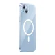 Baseus Crystal Series magnetinis dėklas iPhone 14 Plus + apsauginis stiklas