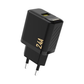 Dudao A23 USB įkroviklis 2.4A, juodas