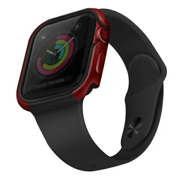 Apple Watch Series 4 / 5 / 6 / SE 44 mm Uniq Etui Valencia Case Cover, Red