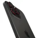 Spigen Optik Pro L-Series EZ Fit kameros apsauginis stiklas iPhone 14/15/16/17 Pro/Max, juodas/raudonas