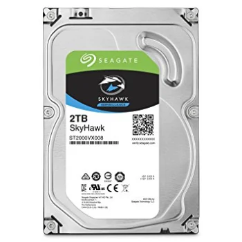 Kietasis diskas HDD Seagate SkyHawk 2TB 3.5" 5900RPM SATA 6Gb/s ST2000VX008