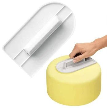 Cake Decorating Smoother Spatula, White