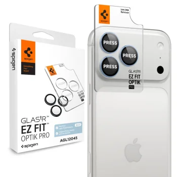 Kameros apsauginis stiklas Spigen Optik Pro Glas.tR EZ Fit, skirtas iPhone 18 Pro / 18 Pro Max, 2 vnt., Šviesiai...