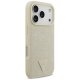 Guess Croco Triangle Logo MagSafe Phone Case Cover iPhone 17 Pro - gold