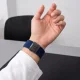 Tech-Protect Nylon Clasp dirželis Samsung Galaxy Watch Ultra 47mm, tamsiai mėlynas