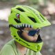 Rockbros TT-32003 Shark vaikiškas šalmas su nuimamu žandikauliu, S (48-52), žalias