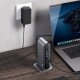 Baseus CAHUB-DG0G USB-C šakotuvas (17-in-1), pilkas