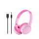 Belkin Soundform Mini 2 belaidės ausinės vaikams su dėklu, rožinės