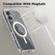 Dėklas Tech-Protect FlexAir Hybrid MagSafe skirtas iPhone 16, skaidrus